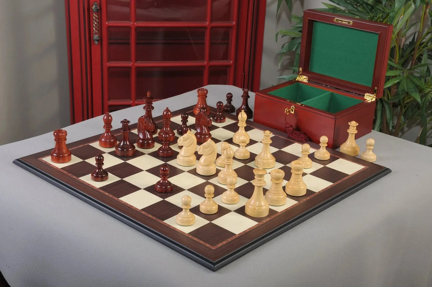 The Mechanics Institute Chess Set, Box, & Board Combination - Image 43