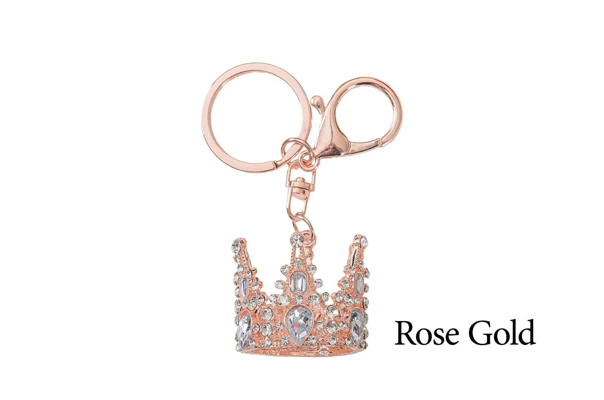 Metal Queen's Crown Keychain - 1" - Image 4