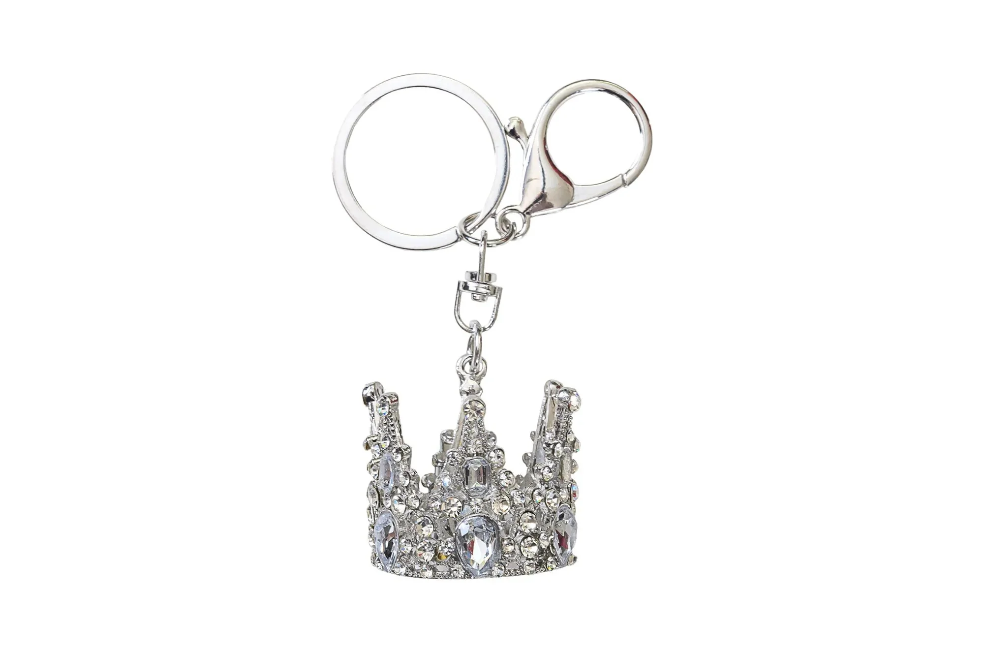 Metal Queen's Crown Keychain - 1" - Image 8