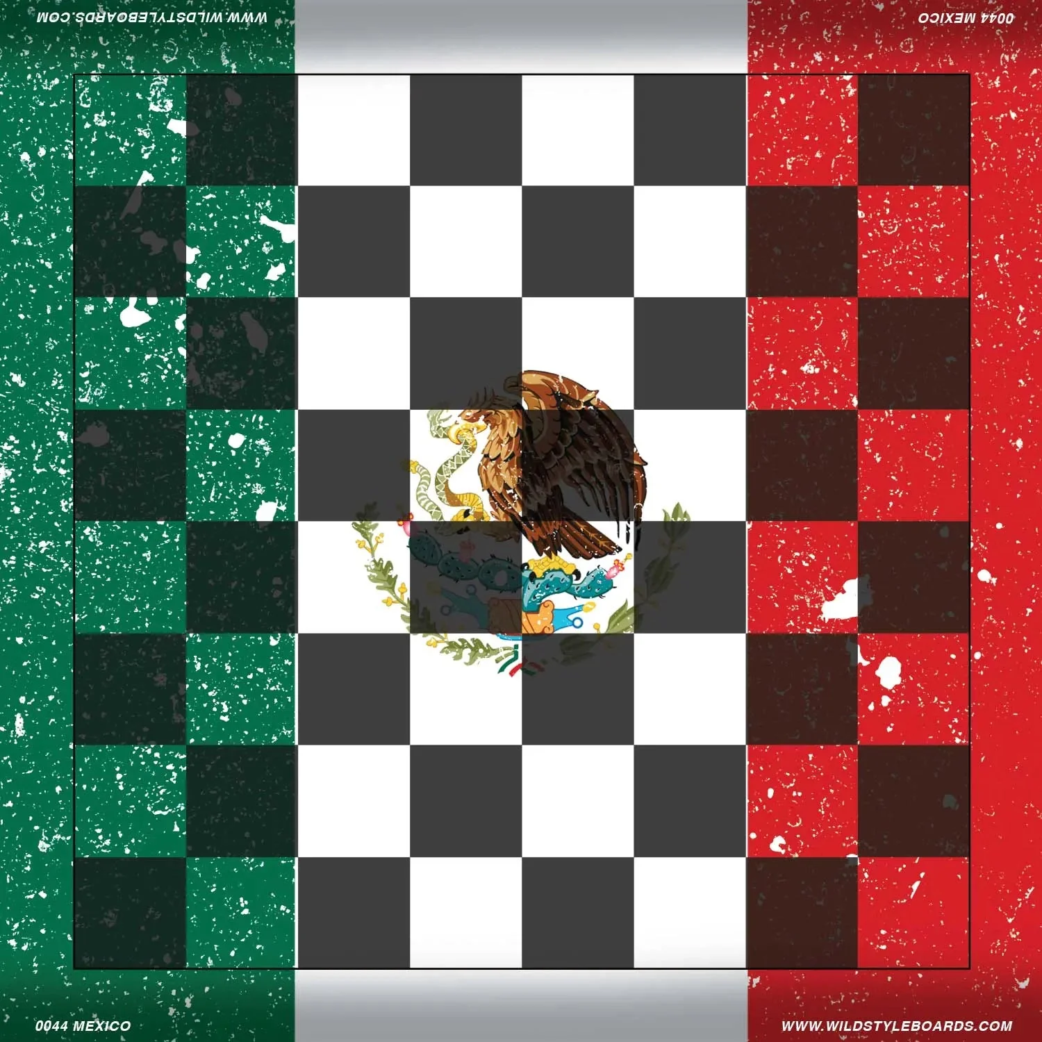 Mexico - Full Color Vinyl Chess Board