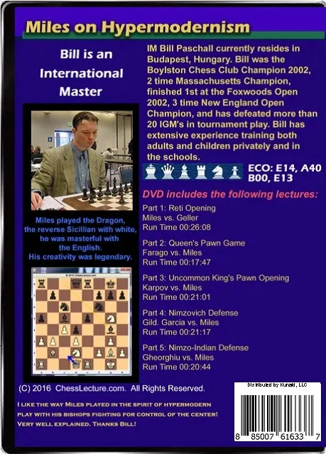 E-DVD Miles on Hypermodernism - Chess Lecture - Volume 151 - Image 2