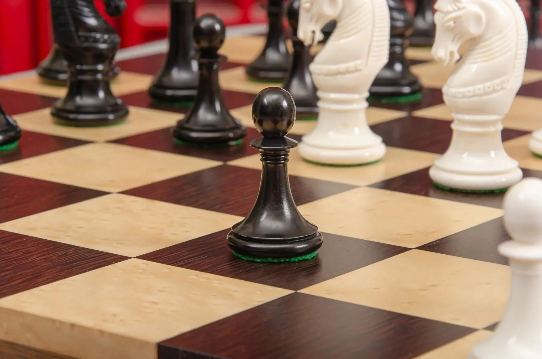 The Monmouth Luxury Bone Chess Pieces - 4.0" King - Image 12