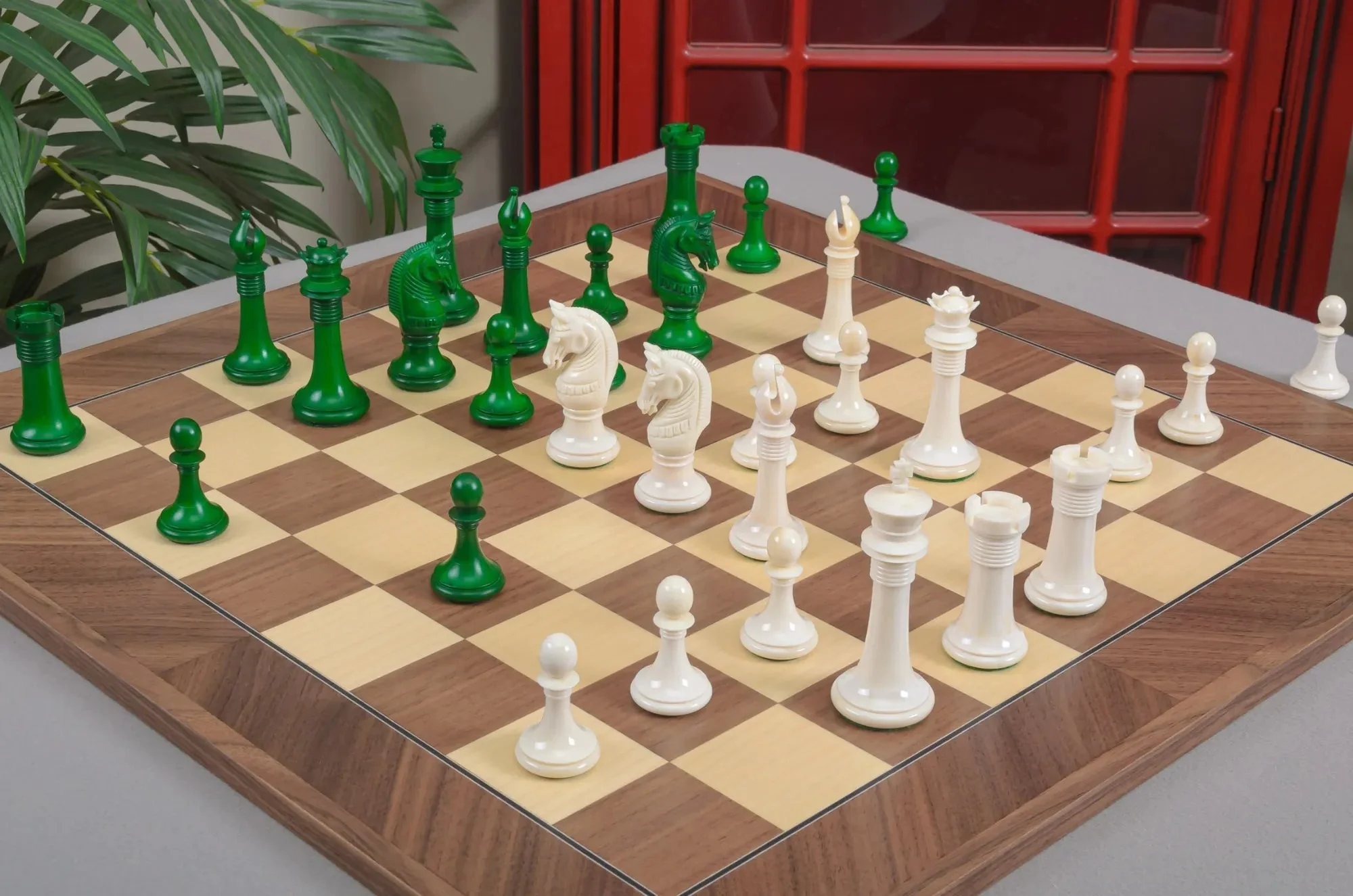The Monmouth Luxury Bone Chess Pieces - 4.0" King - Image 13
