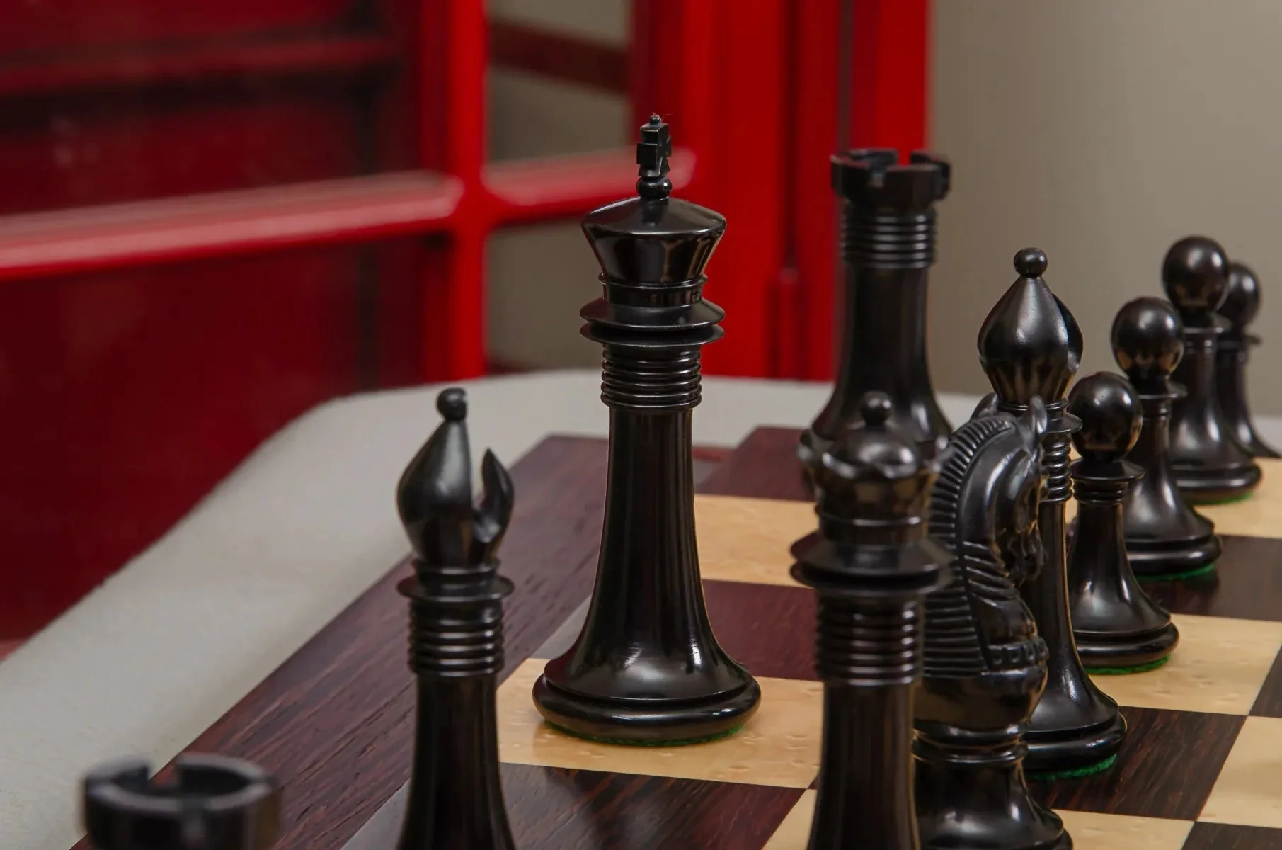 The Monmouth Luxury Bone Chess Pieces - 4.0" King - Image 5