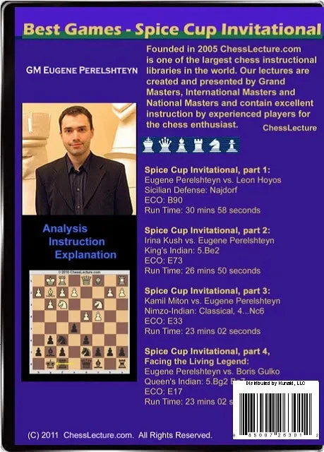 My Best Games from the Spice Cup Invitational - Chess Lecture - Volume 33 - Image 2