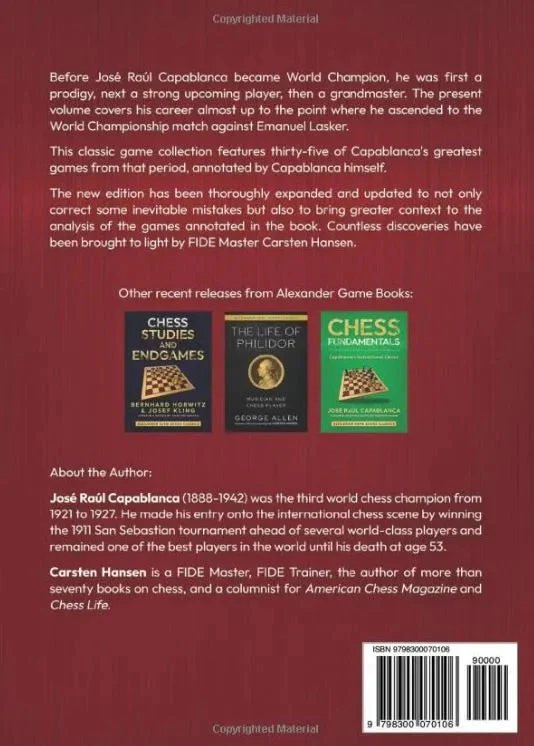 My Chess Career: Capablanca’s Best Games from 1901-1919 - Image 2