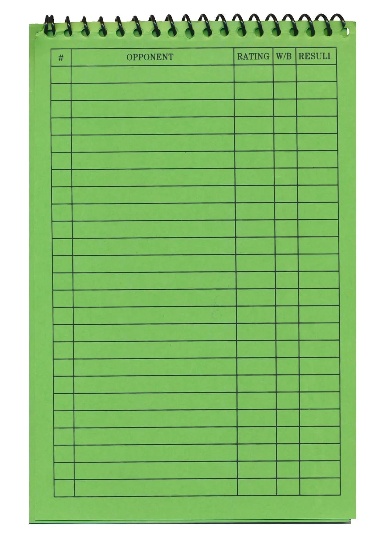 US Chess Federation Commemorative Spiral Scorebook (120 Moves/Game) - Image 10