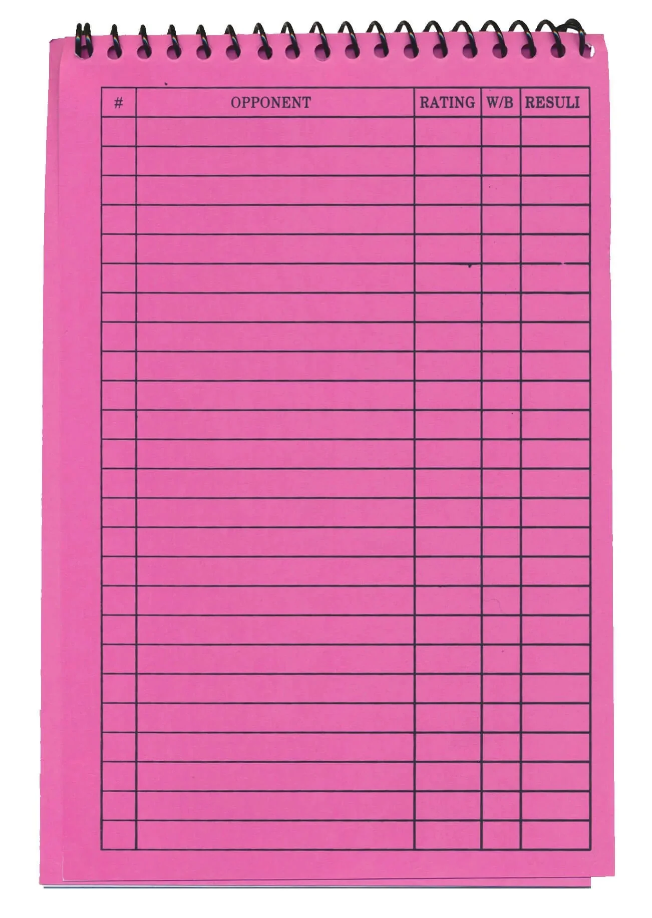 US Chess Federation Commemorative Spiral Scorebook (120 Moves/Game) - Image 11