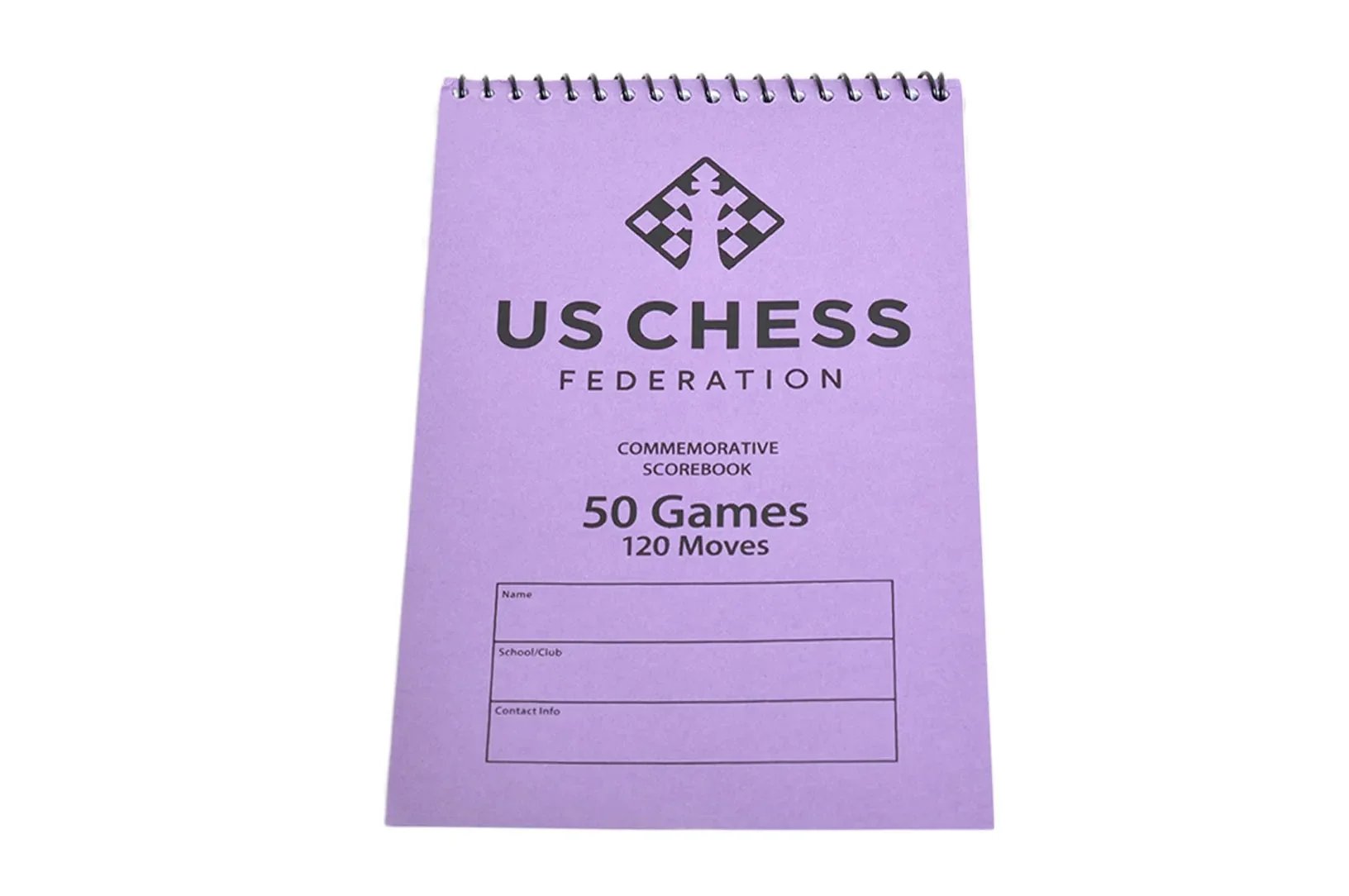 US Chess Federation Commemorative Spiral Scorebook (120 Moves/Game) - Image 14