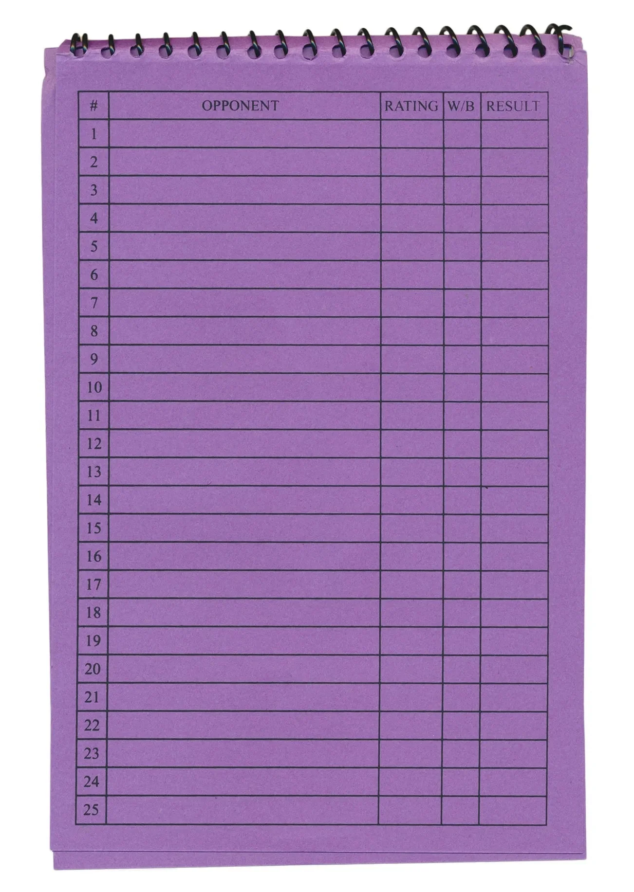 US Chess Federation Commemorative Spiral Scorebook (120 Moves/Game) - Image 15