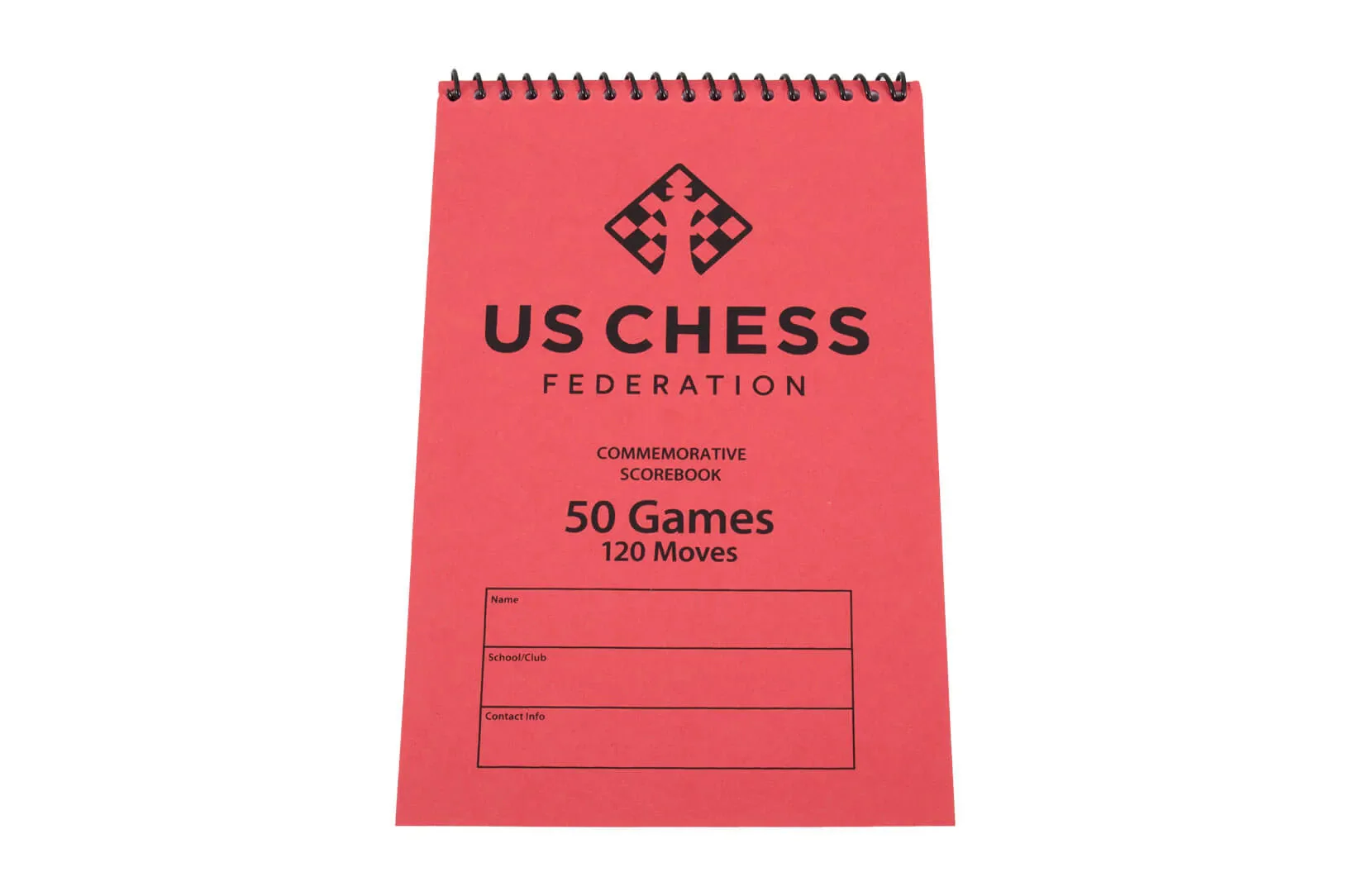US Chess Federation Commemorative Spiral Scorebook (120 Moves/Game) - Image 16
