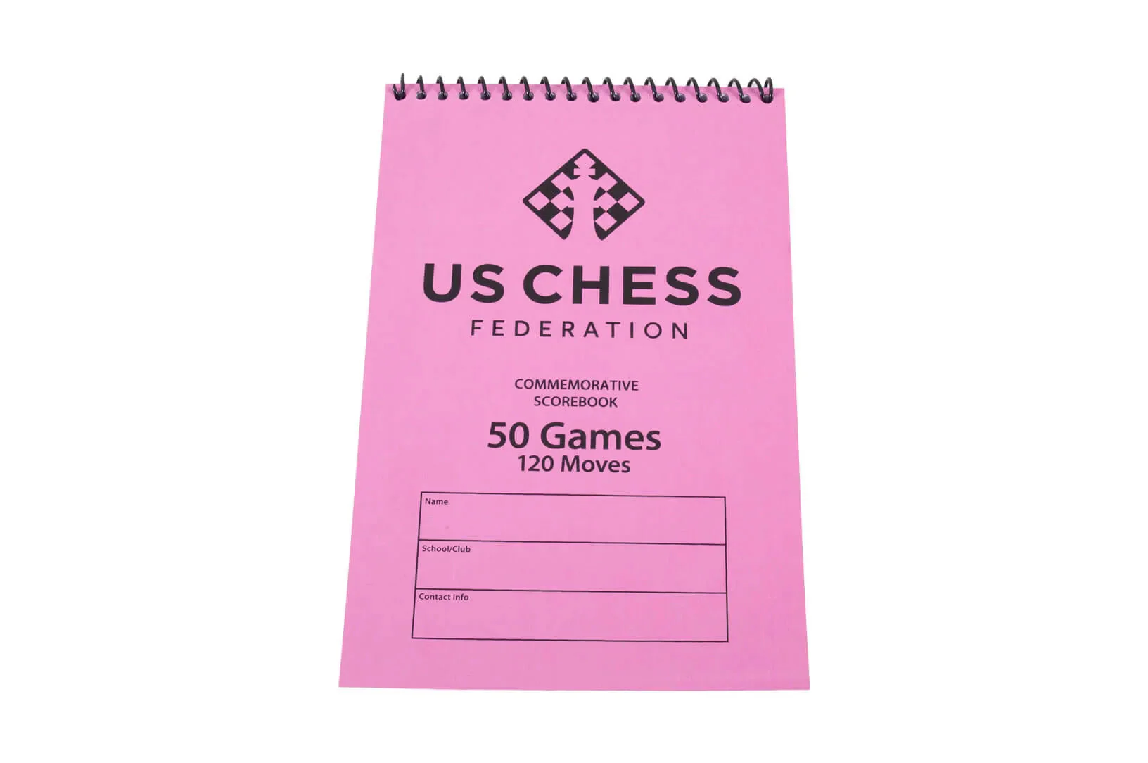 US Chess Federation Commemorative Spiral Scorebook (120 Moves/Game) - Image 17