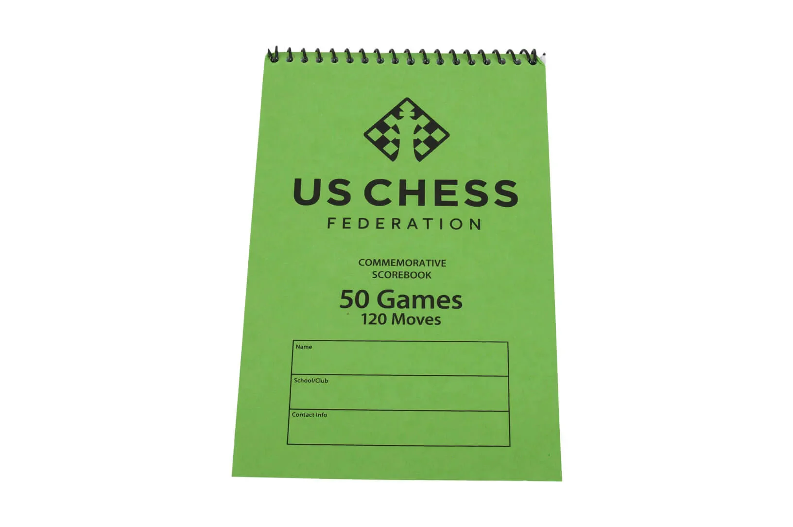US Chess Federation Commemorative Spiral Scorebook (120 Moves/Game) - Image 18