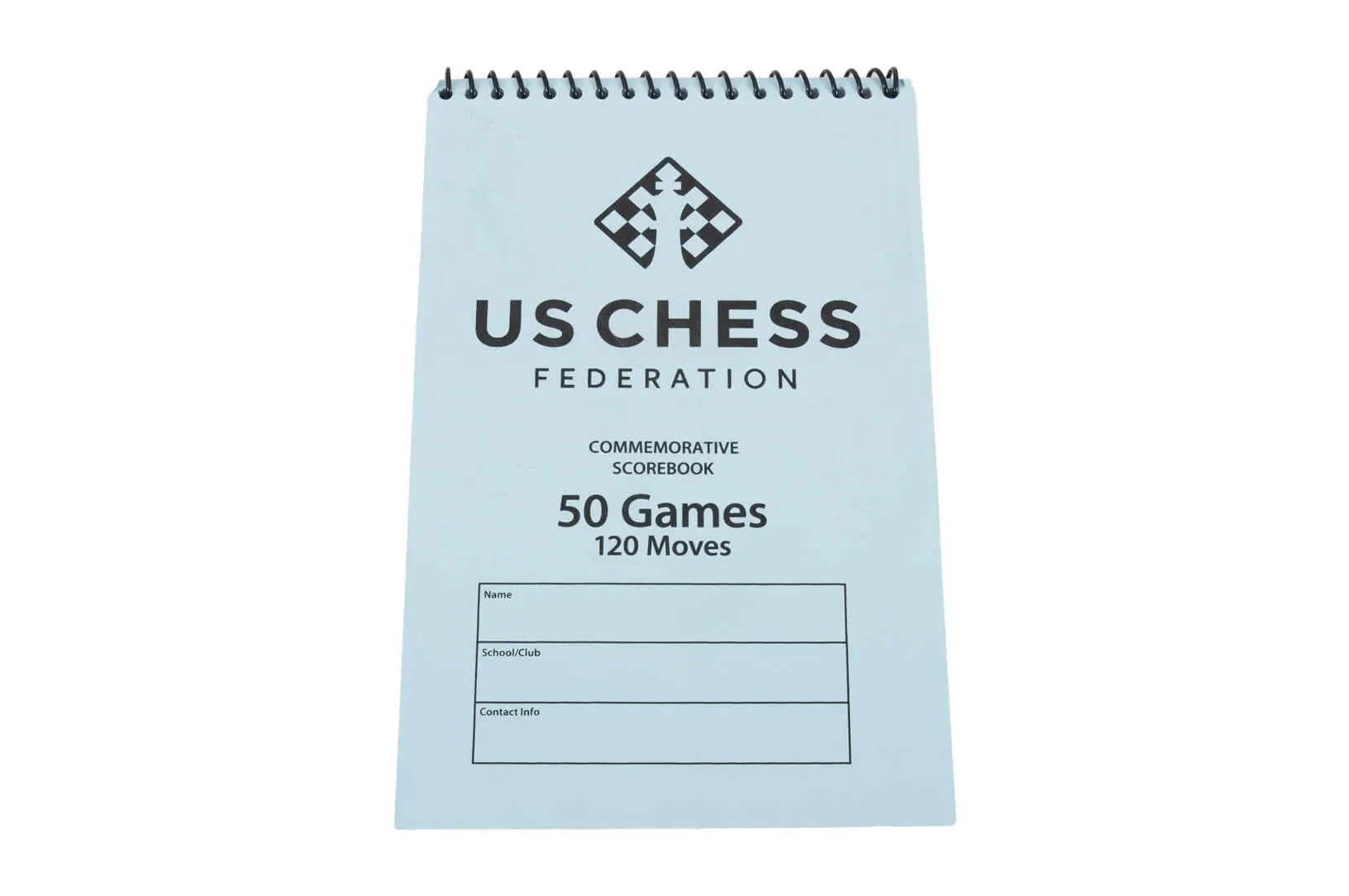 US Chess Federation Commemorative Spiral Scorebook (120 Moves/Game) - Image 20