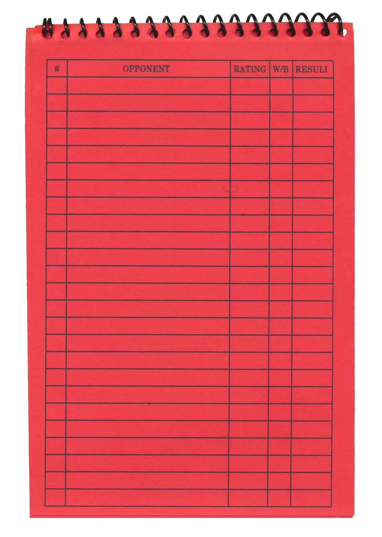 US Chess Federation Commemorative Spiral Scorebook (120 Moves/Game) - Image 9