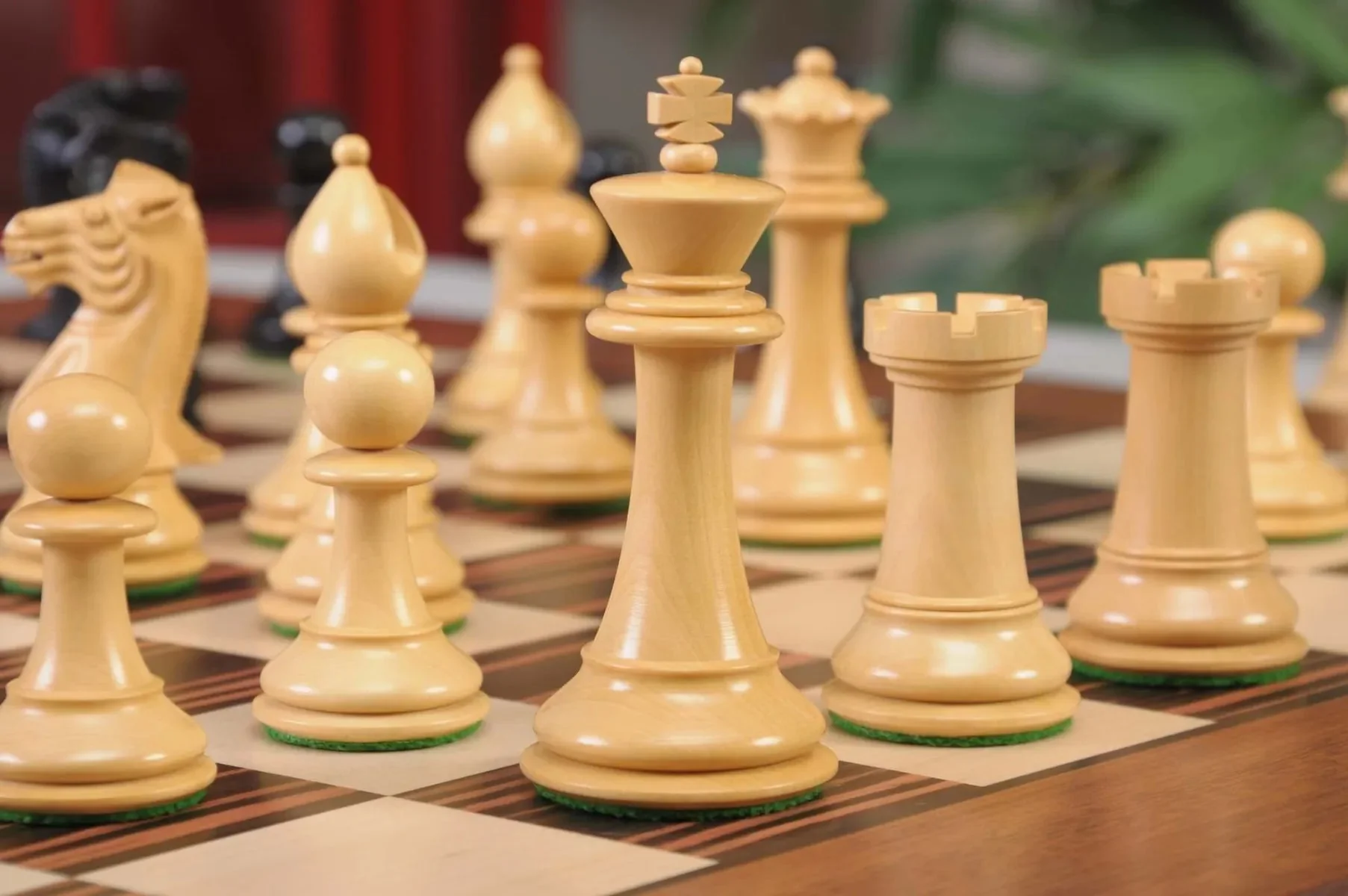 The Norwich Series Commemorative Wood Chess Pieces- 3.75" King - Image 2