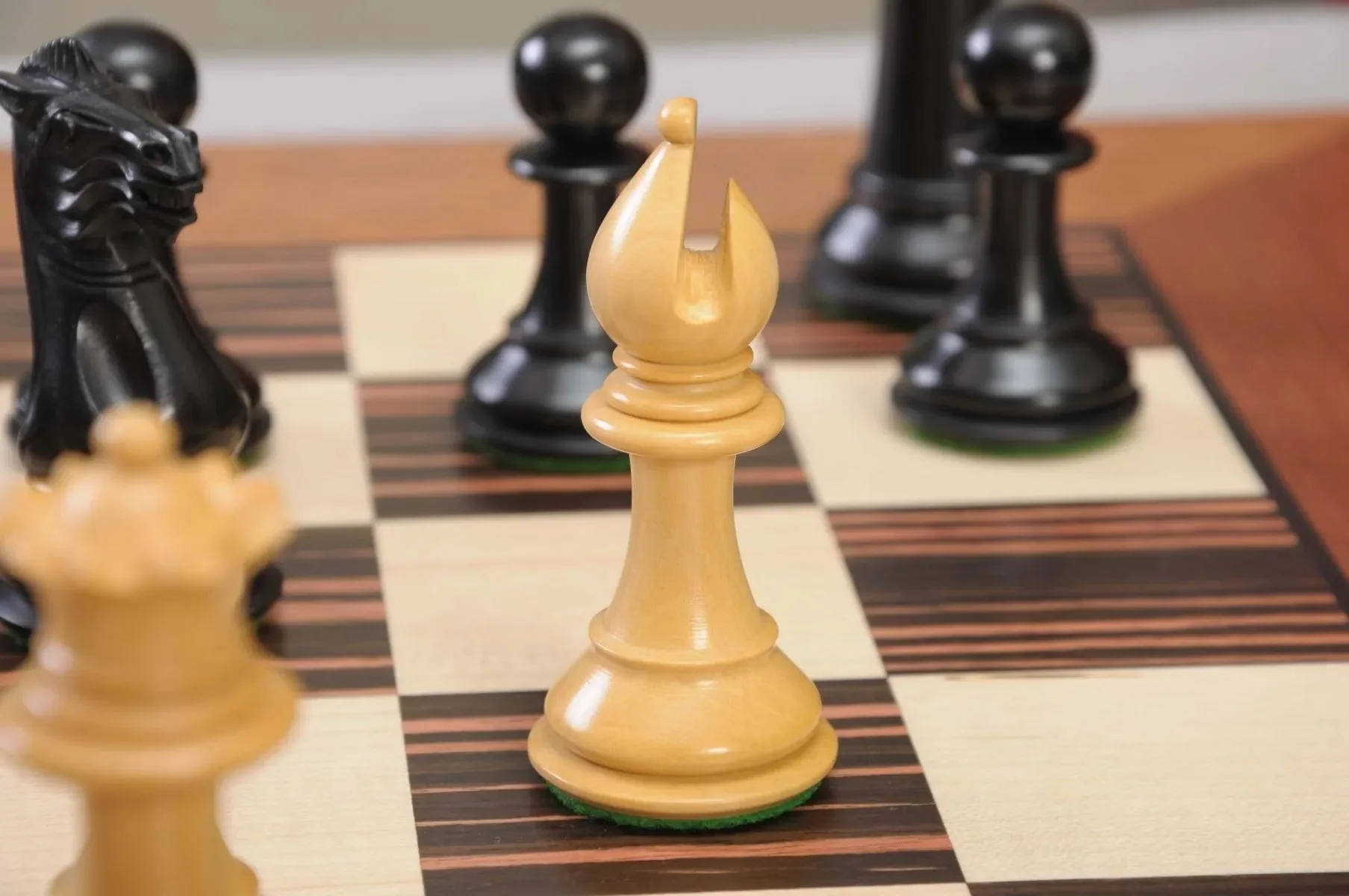 The Norwich Series Commemorative Wood Chess Pieces- 3.75" King - Image 4