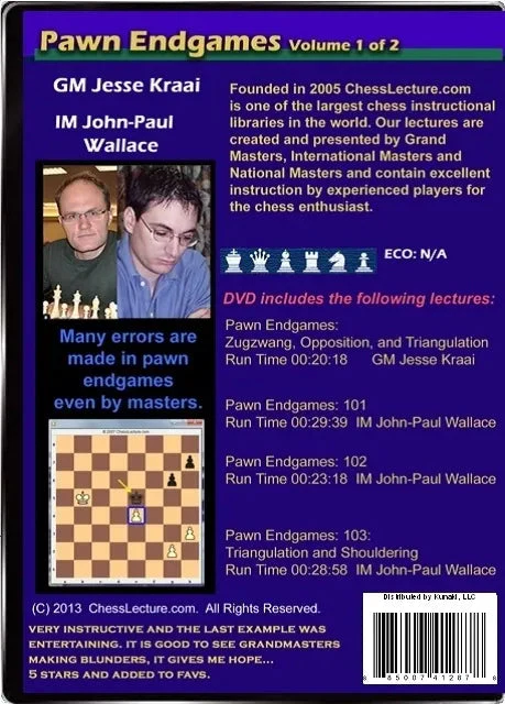 E-DVD Pawn Endgames - 2 DVDs - Chess Lecture - Volume 47 - Image 3