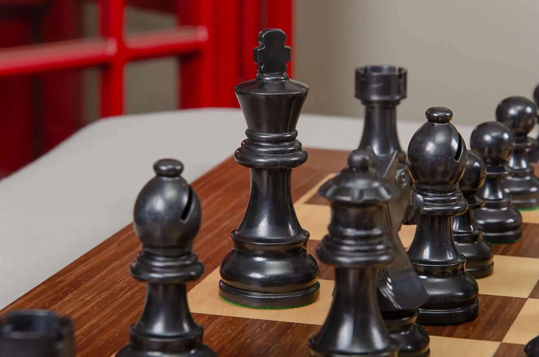 The Polish Series Plastic Chess Pieces - 3.75" King - Image 4