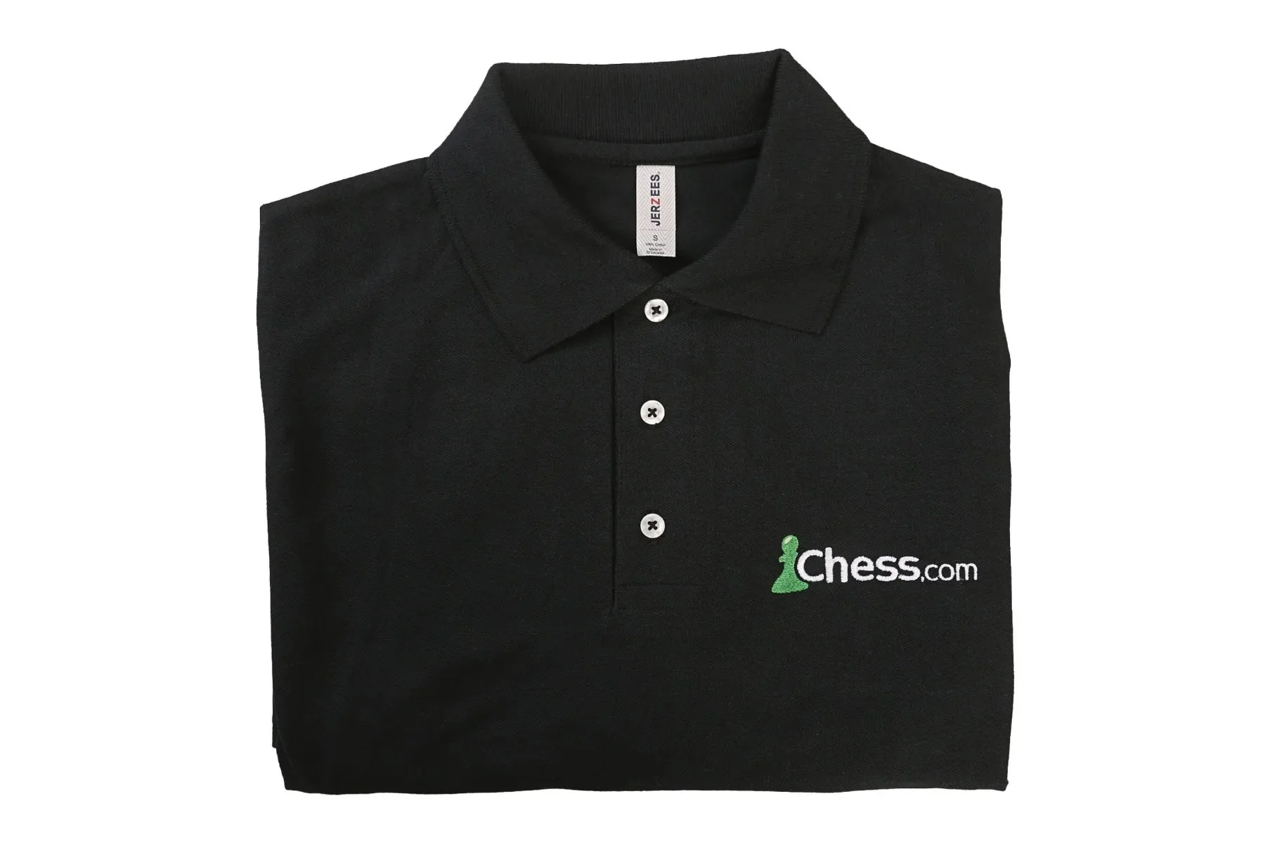 Chesscom New Black Polo-Mens - Image 2
