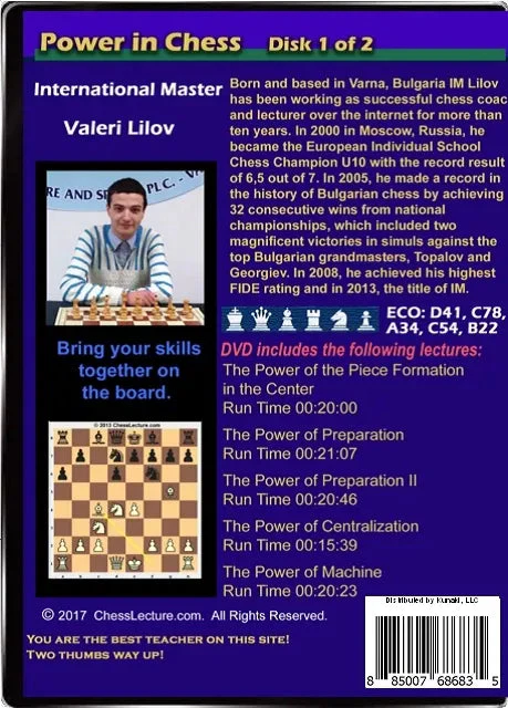 E-DVD Power in Chess - Chess Lecture - Volume 172 - 2 DVDs - Image 3