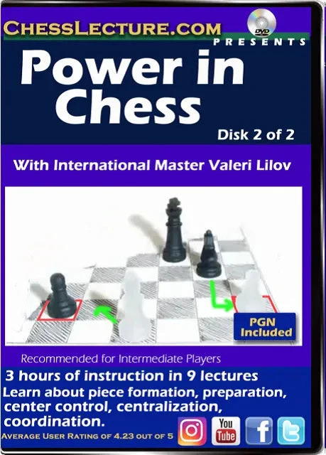 Power in Chess - Chess Lecture - Volume 172 - 2 DVDs - Image 2