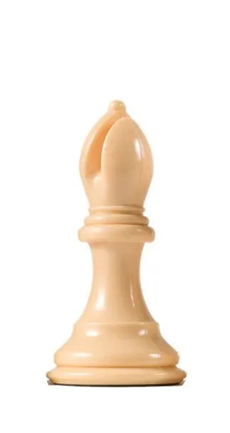 Premier Chess Pieces - Natural Bishop