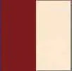 2.25" - Burgundy & Buff Premium Vinyl