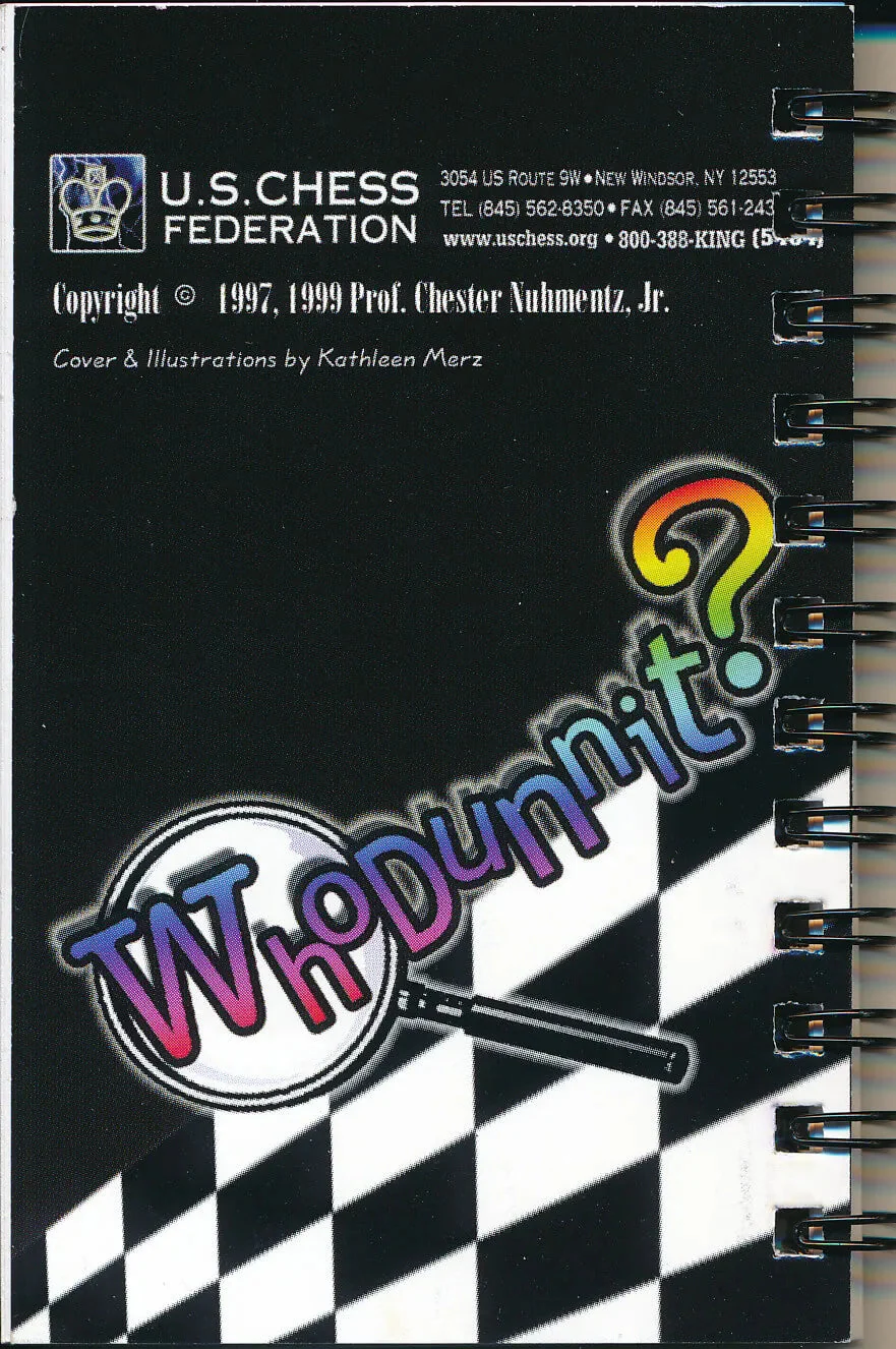 Prof. Chester Nuhmentz, Jr. Chess Training Material - Image 7