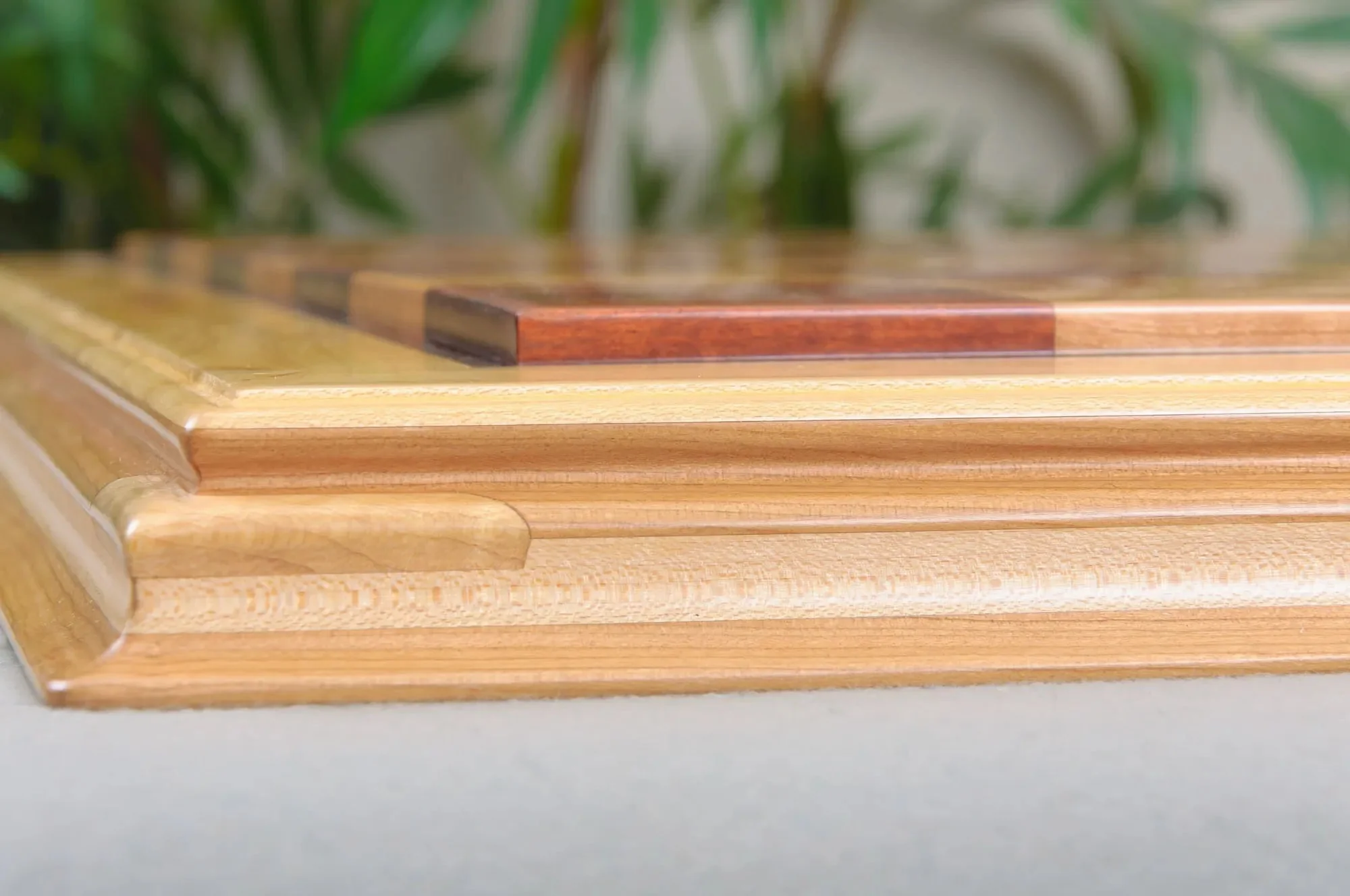 PROTOTYPE - Signature Luxury Chess board - BLOODWOOD / CURLY MAPLE - 2.5" Squares - Image 4