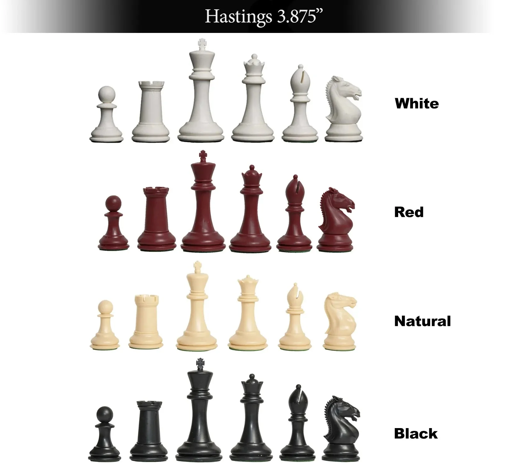 Replacement Plastic Chess Pieces - Image 12