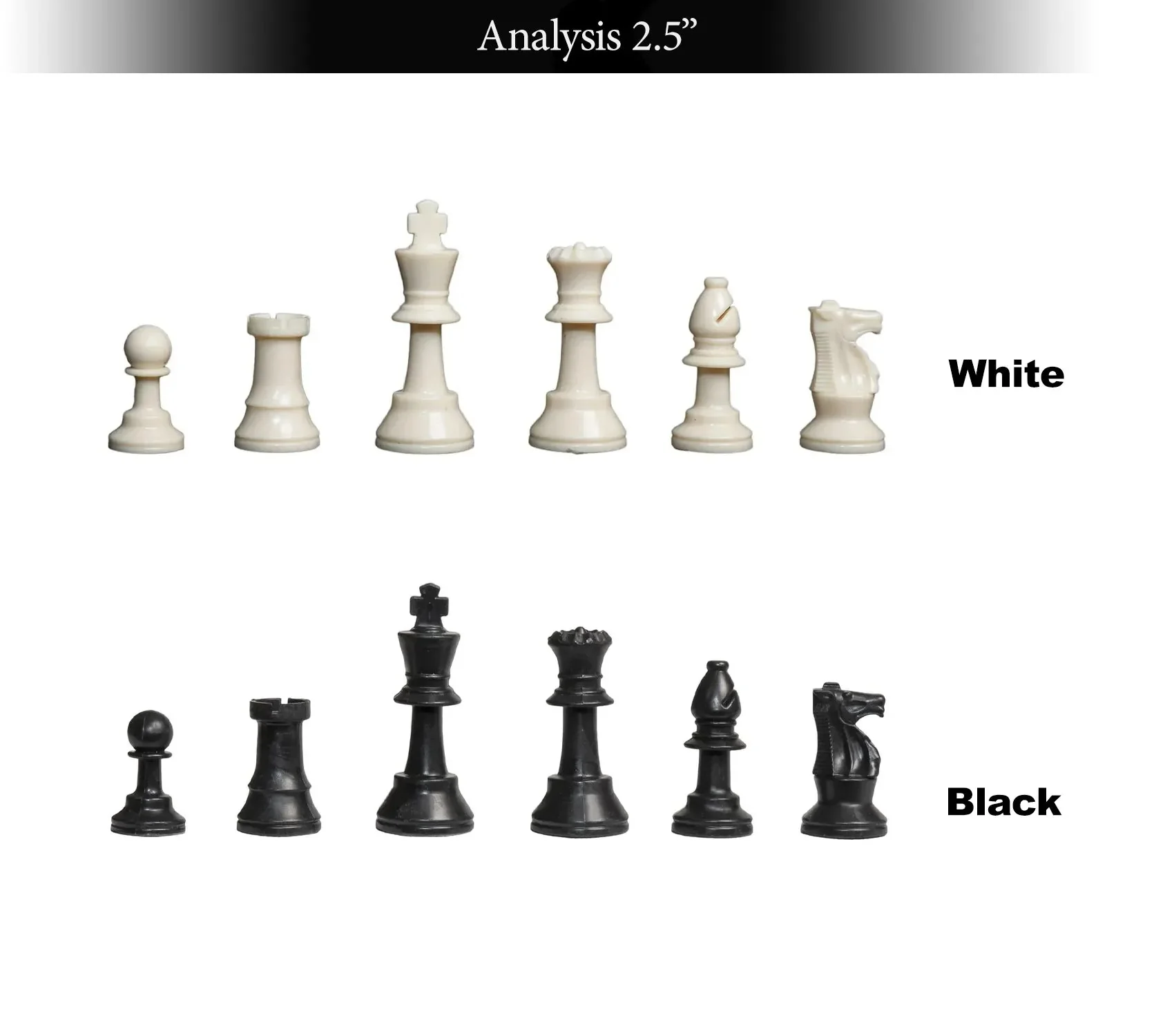 Replacement Plastic Chess Pieces - Image 5