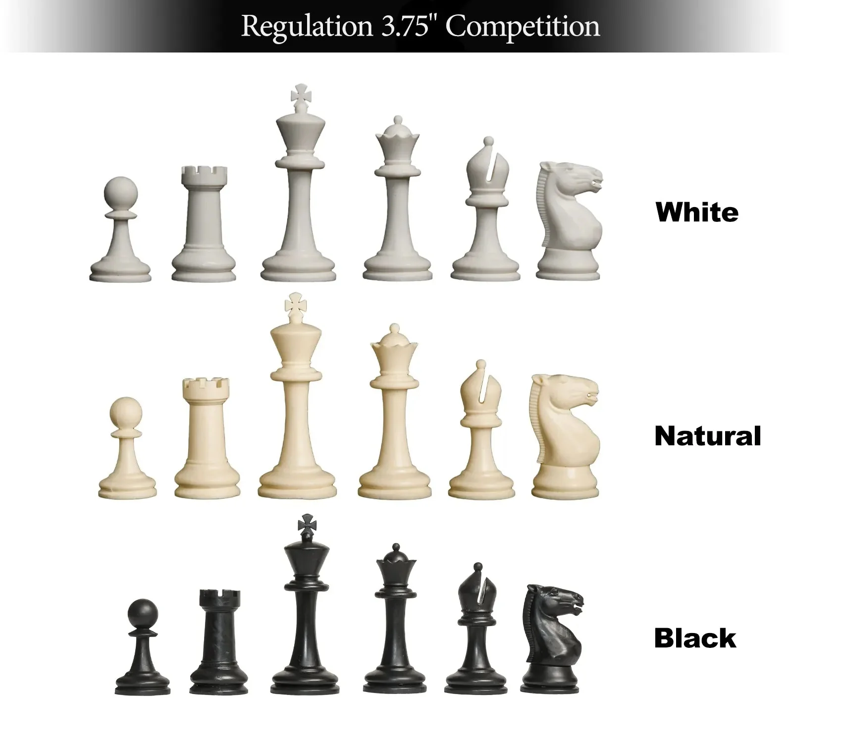Replacement Plastic Chess Pieces - Image 9