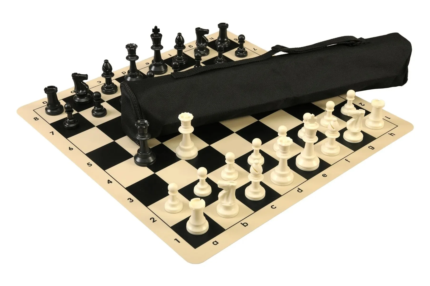 Quiver Chess Set Combination and Single Weighted Regulation Pieces | Silicone Chess Board | Quiver Bag - Image 2
