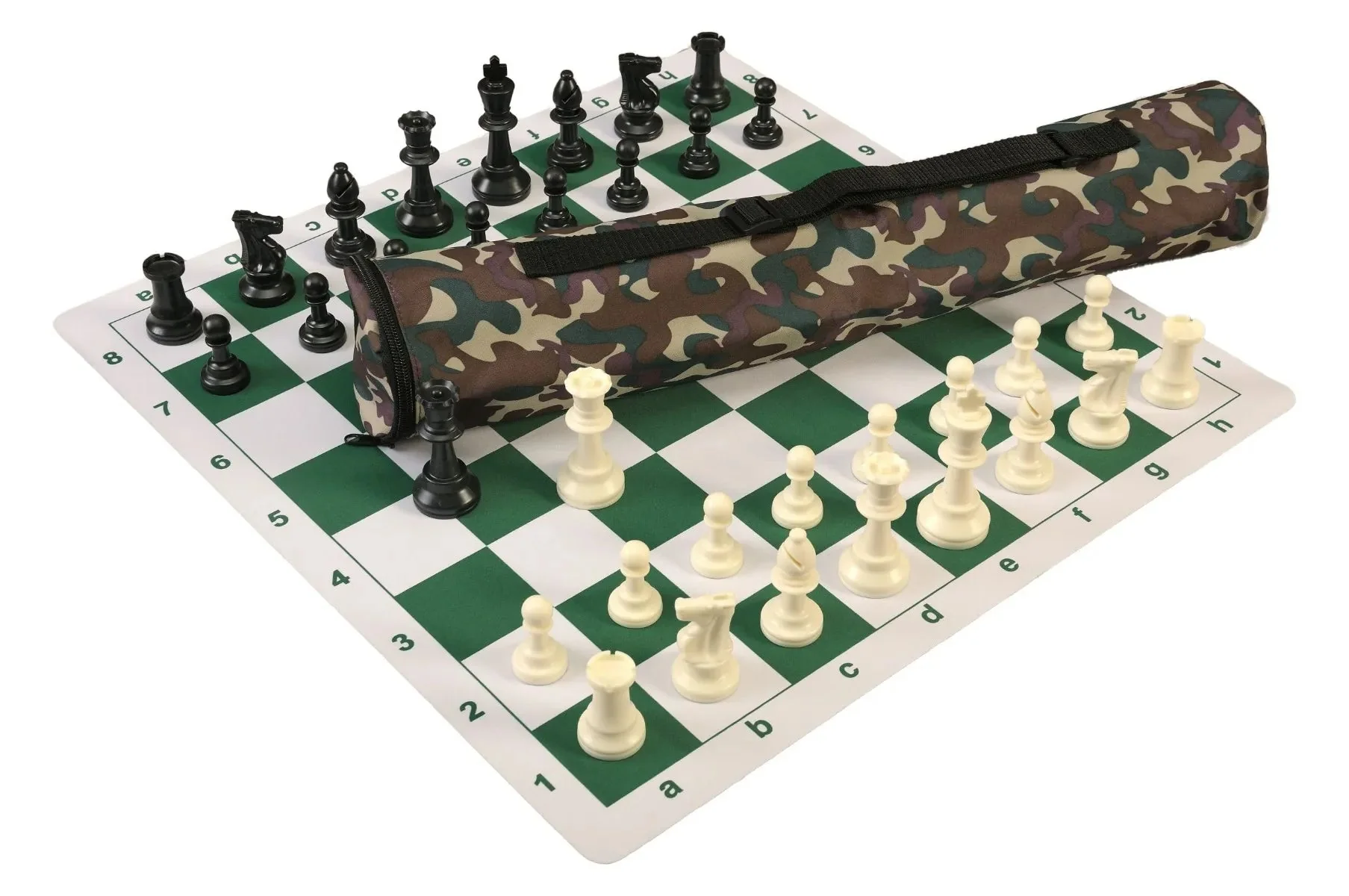Quiver Chess Set Combination and Single Weighted Regulation Pieces | Thin Mousepad Chess Board | Quiver Bag - Image 12