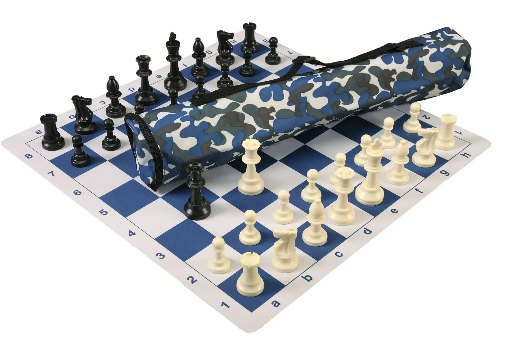 Quiver Chess Set Combination and Single Weighted Regulation Pieces | Thin Mousepad Chess Board | Quiver Bag - Image 18