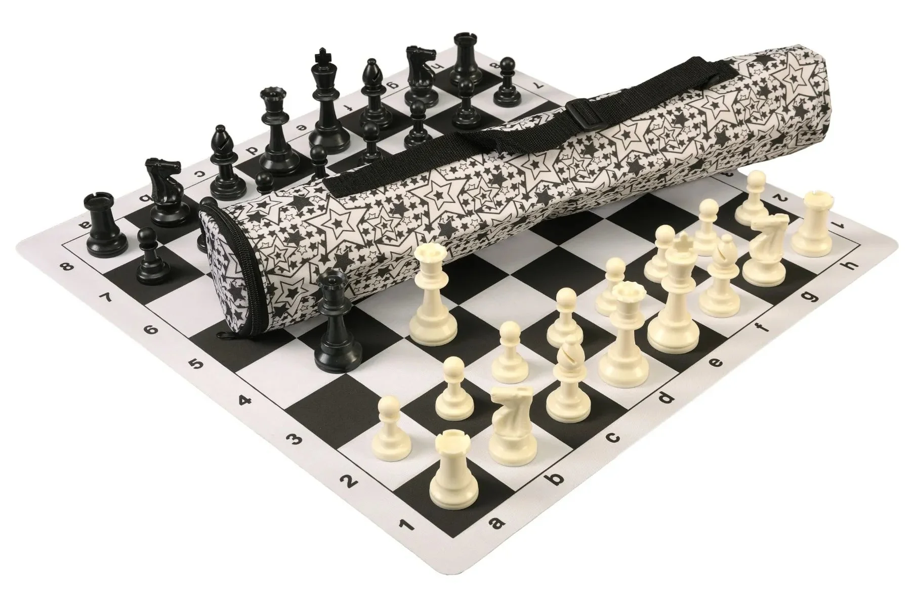 Quiver Chess Set Combination and Single Weighted Regulation Pieces | Thin Mousepad Chess Board | Quiver Bag - Image 24