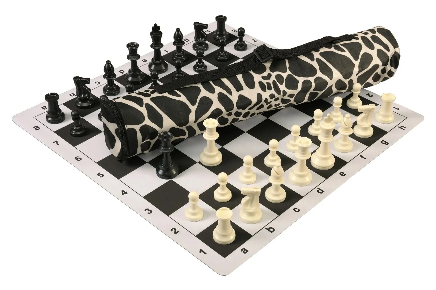 Quiver Chess Set Combination and Single Weighted Regulation Pieces | Thin Mousepad Chess Board | Quiver Bag - Image 29