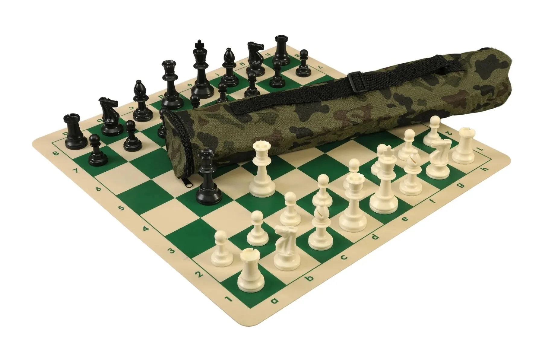 Quiver Chess Set Combination and Triple Weighted Regulation Pieces | Silicone Chess Board | Quiver Bag - Image 17