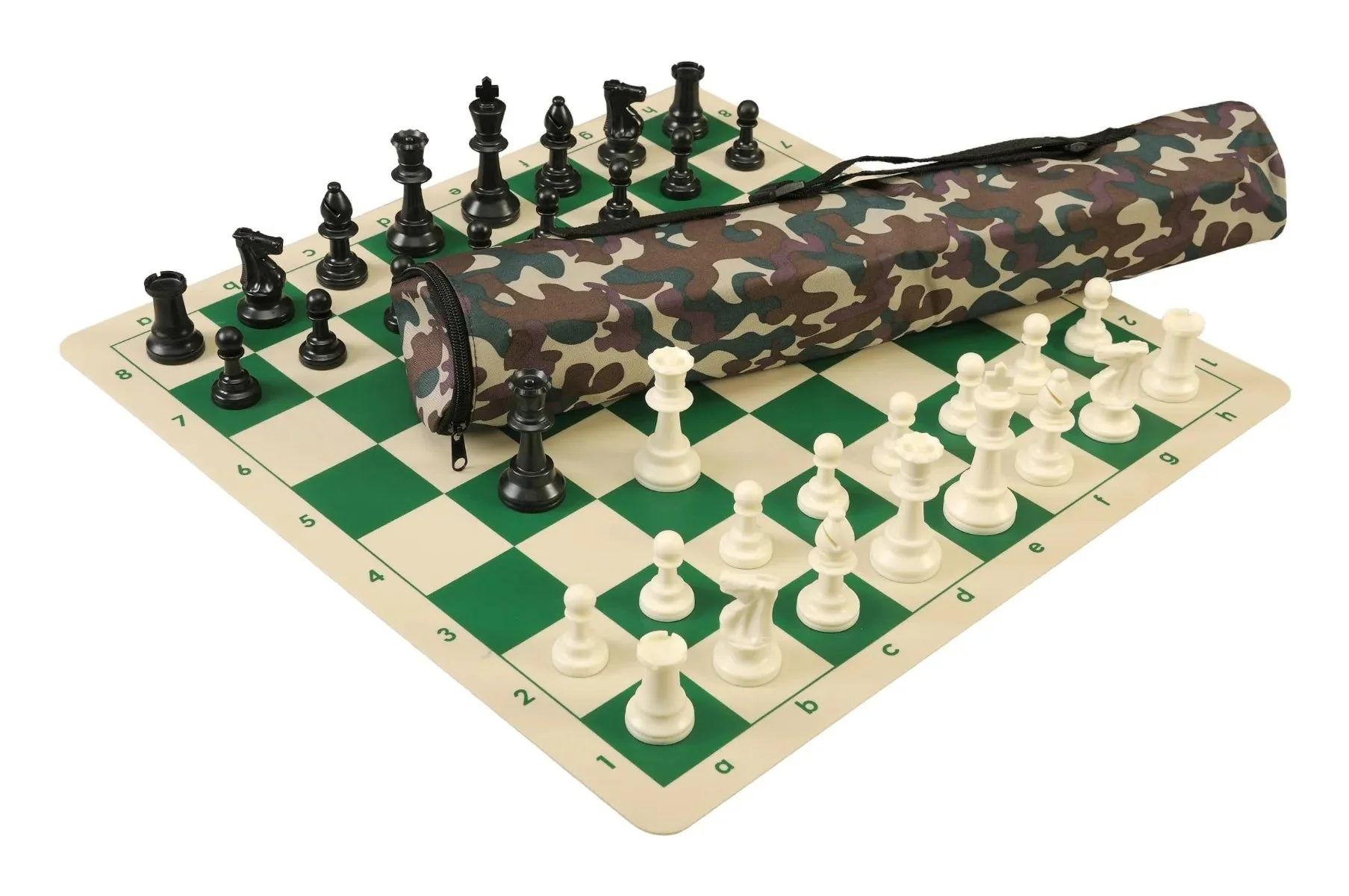 Quiver Chess Set Combination and Triple Weighted Regulation Pieces | Silicone Chess Board | Quiver Bag - Image 21