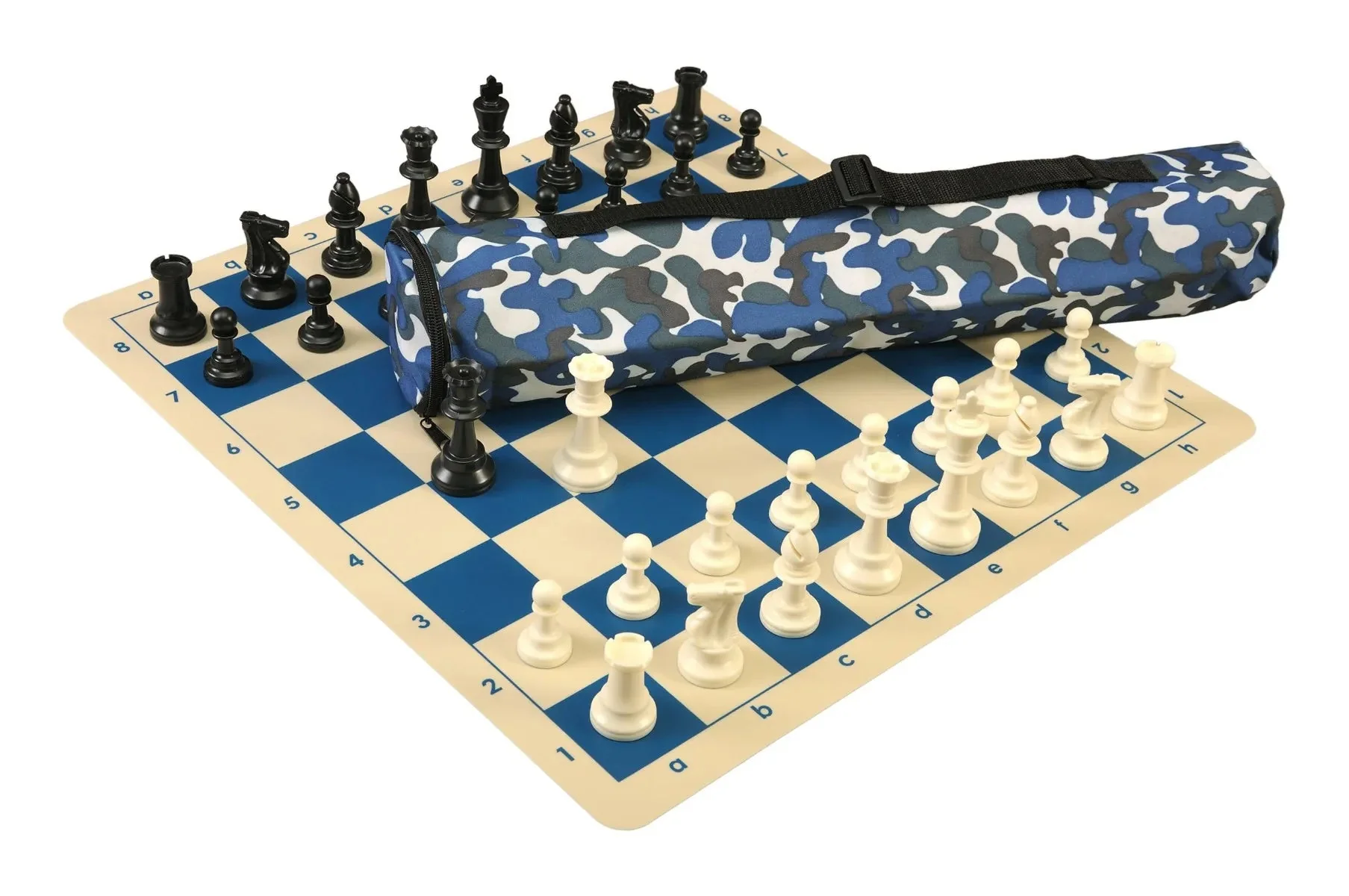 Quiver Chess Set Combination and Triple Weighted Regulation Pieces | Silicone Chess Board | Quiver Bag - Image 26