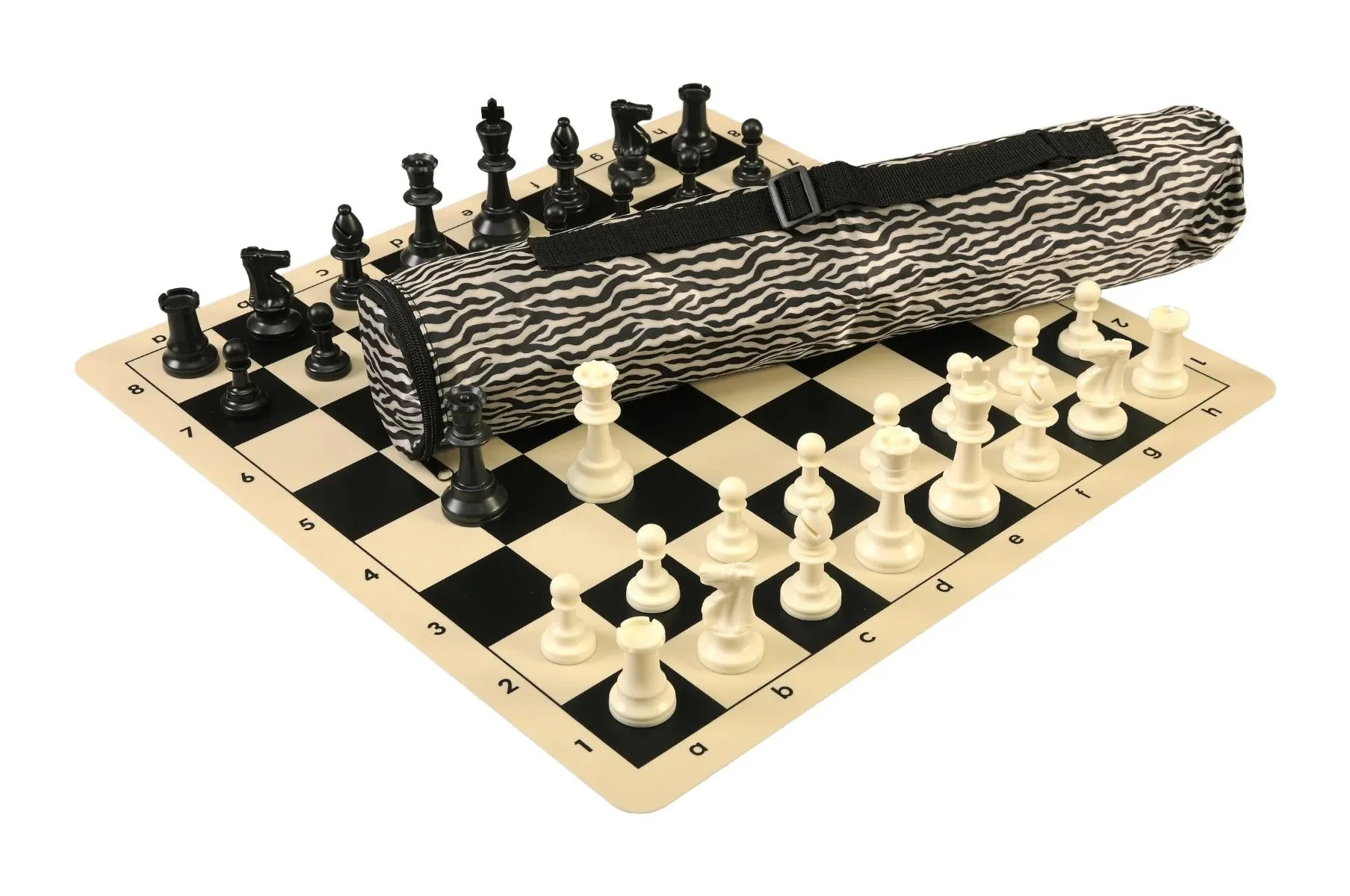 Quiver Chess Set Combination and Triple Weighted Regulation Pieces | Silicone Chess Board | Quiver Bag - Image 27