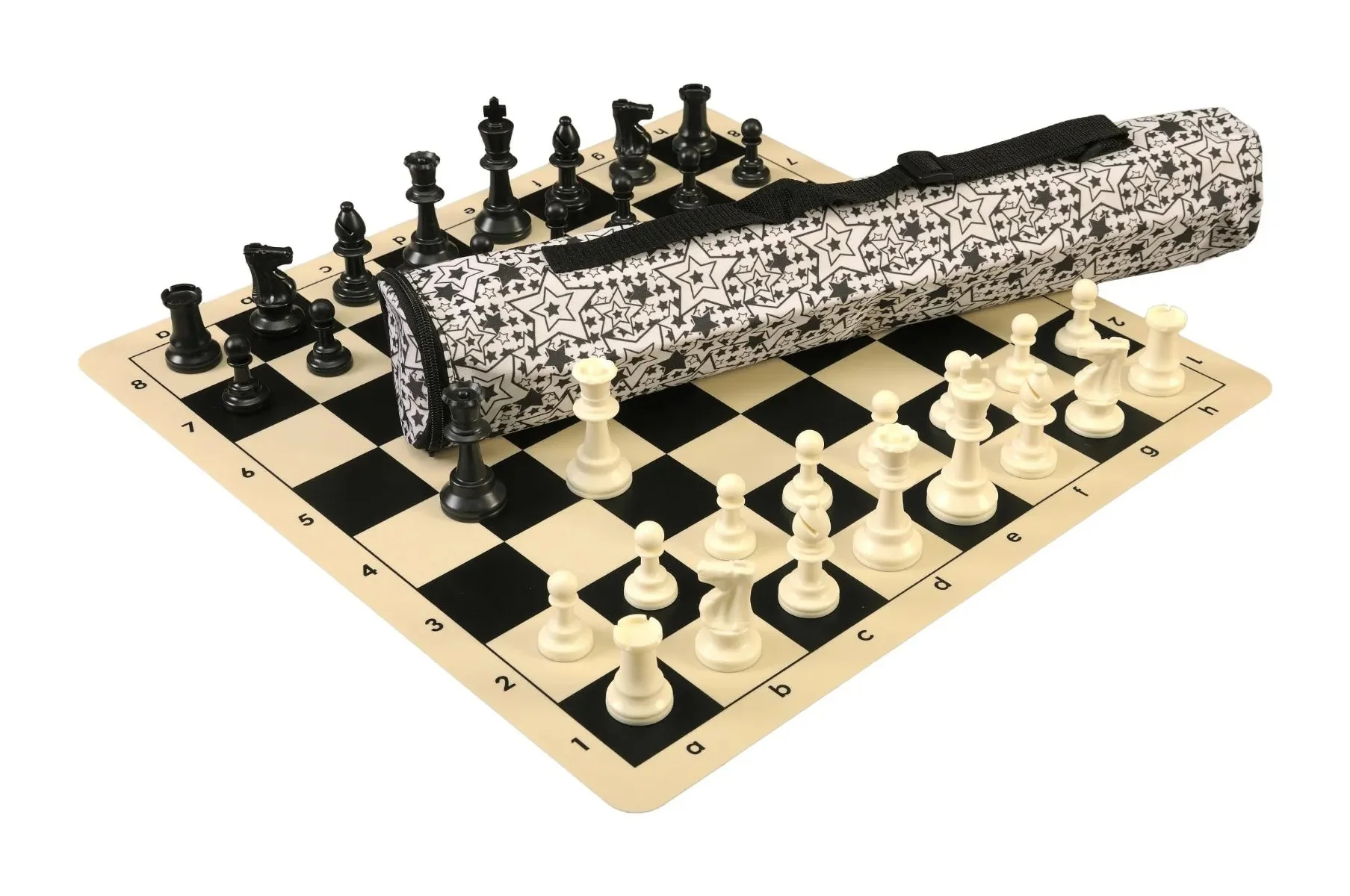 Quiver Chess Set Combination and Triple Weighted Regulation Pieces | Silicone Chess Board | Quiver Bag - Image 29