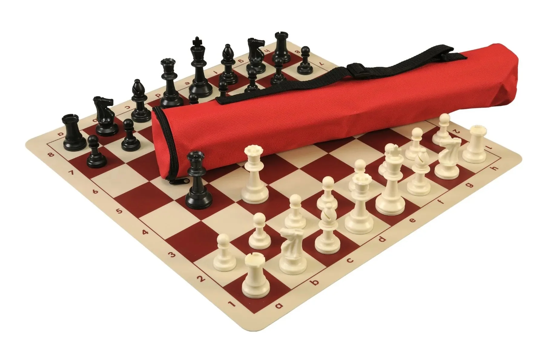 Quiver Chess Set Combination and Triple Weighted Regulation Pieces | Silicone Chess Board | Quiver Bag - Image 9