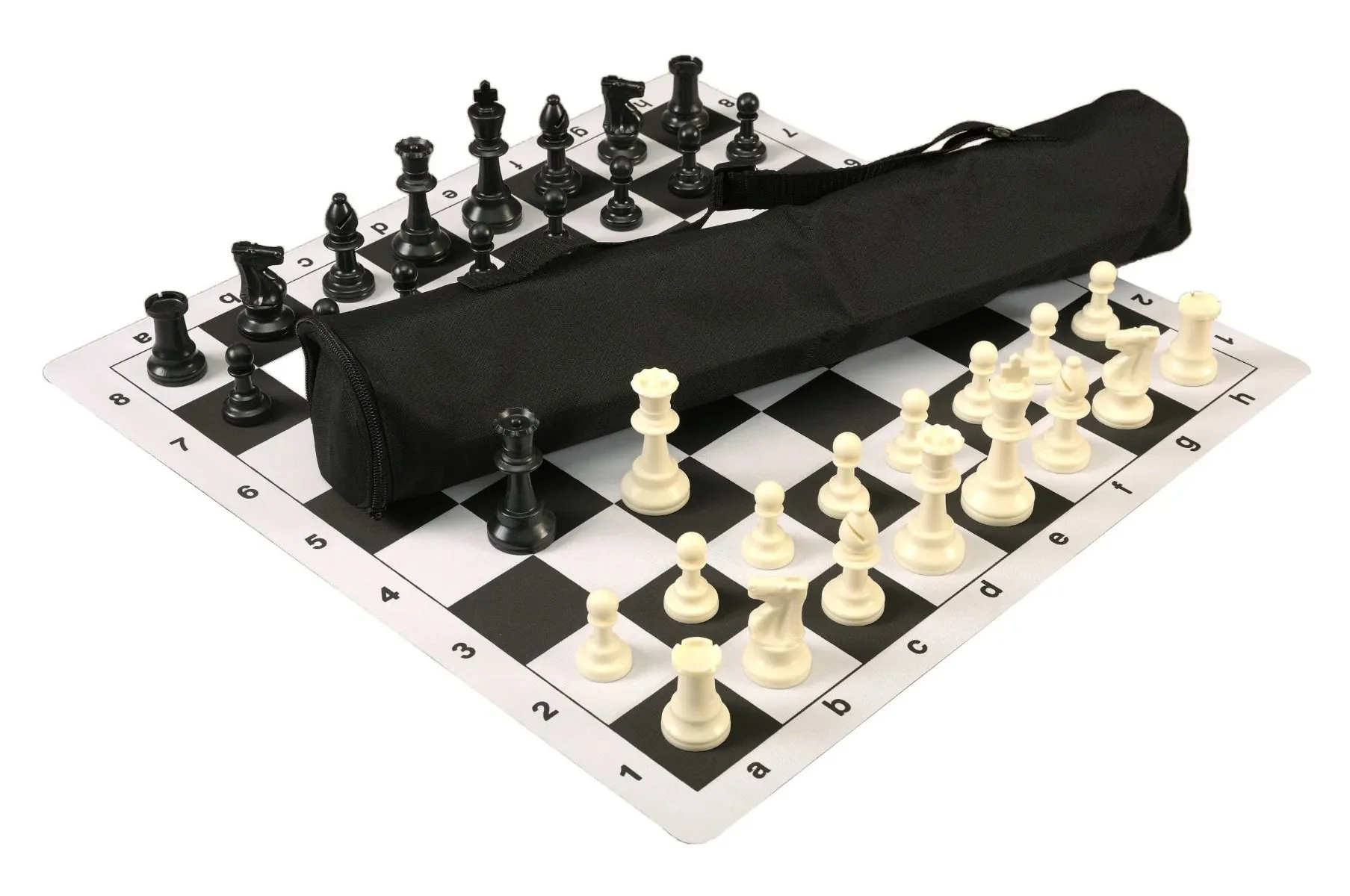 Quiver Chess Set Combination and Triple Weighted Regulation Pieces | Thin Mousepad Chess Board | Quiver Bag - Image 2