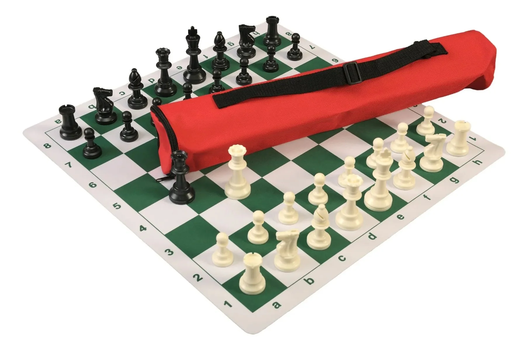 Quiver Chess Set Combination and Triple Weighted Regulation Pieces | Thin Mousepad Chess Board | Quiver Bag - Image 7