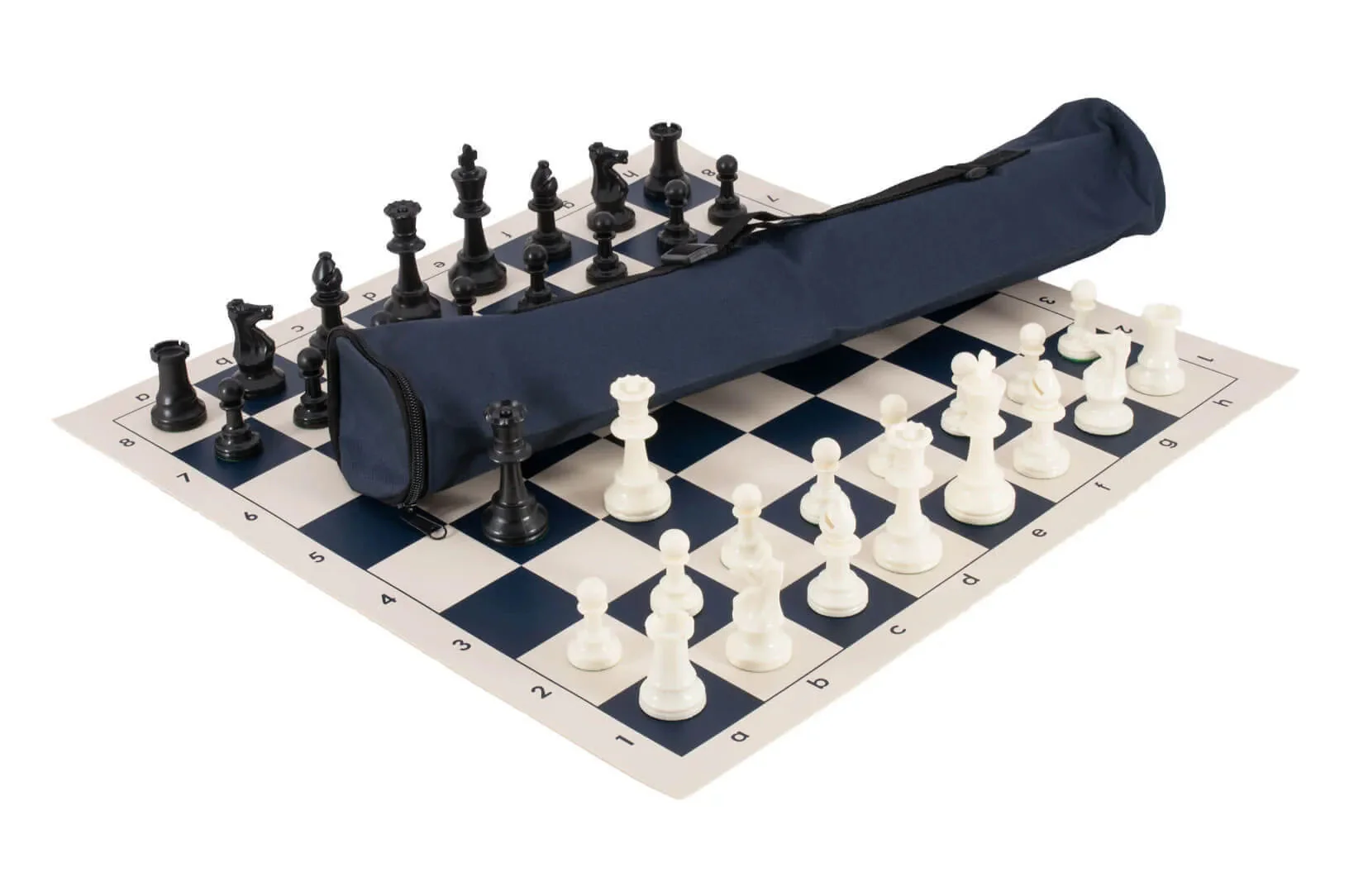 Quiver Chess Set Combination - Single Weighted Regulation Pieces | Vinyl Chess Board | Quiver Bag - Image 10