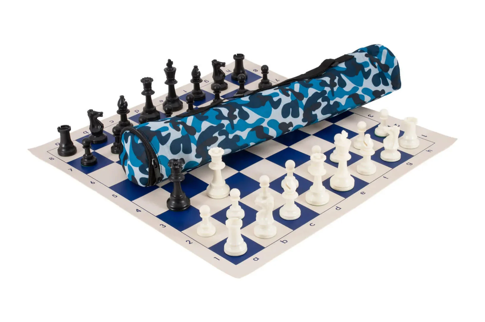 Quiver Chess Set Combination - Single Weighted Regulation Pieces | Vinyl Chess Board | Quiver Bag - Image 13