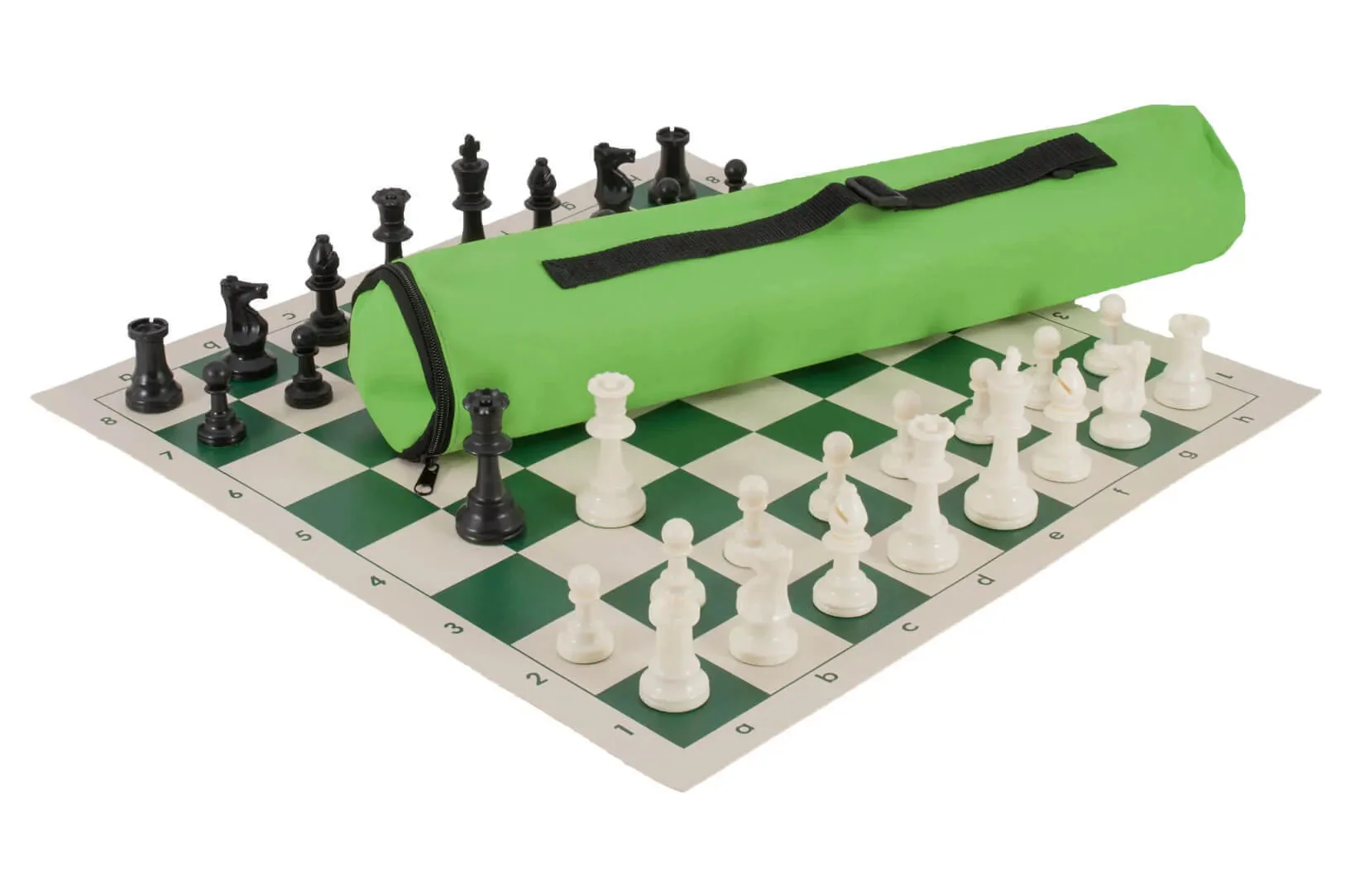 Quiver Chess Set Combination - Single Weighted Regulation Pieces | Vinyl Chess Board | Quiver Bag - Image 20