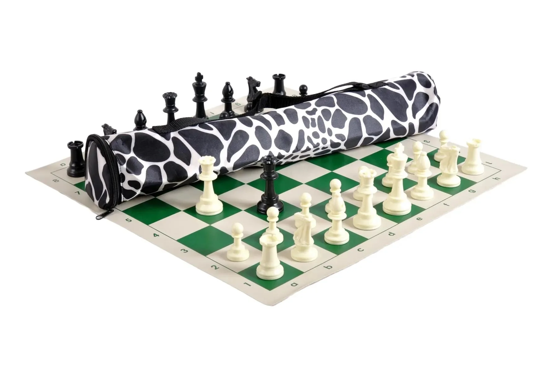 Quiver Chess Set Combination - Single Weighted Regulation Pieces | Vinyl Chess Board | Quiver Bag - Image 27